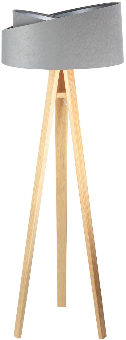 BPS Koncept Galaxy lampada da terra 1x60 W grigio-argento 060P-013