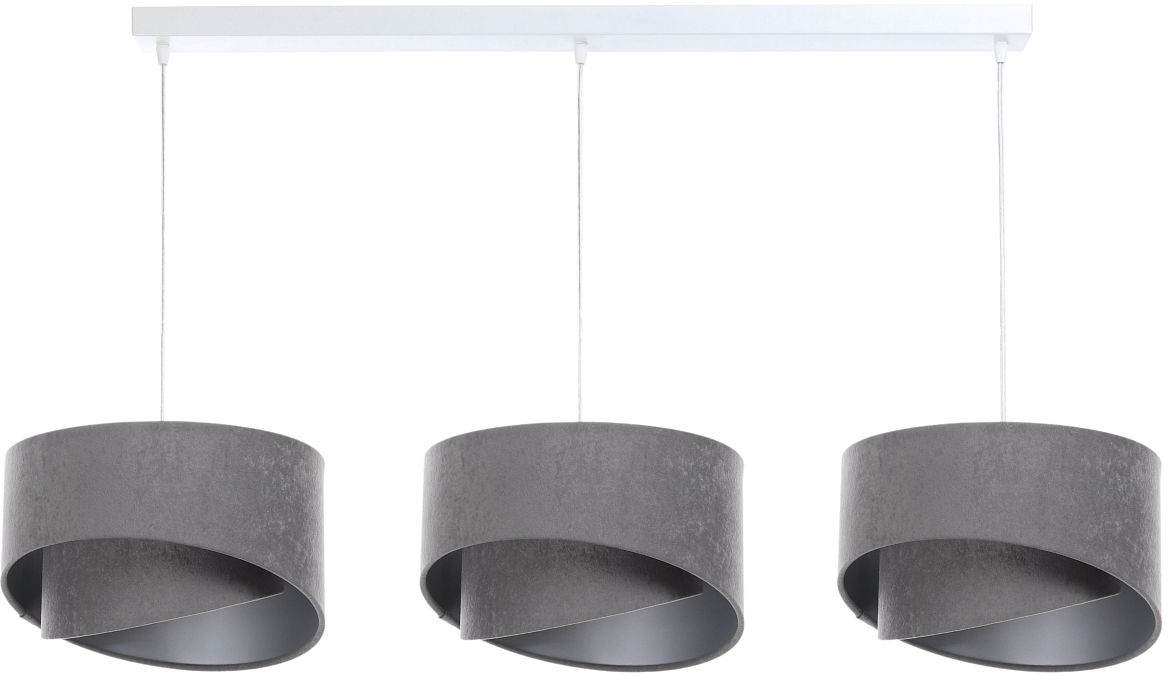 BPS Koncept Galaxy lampada sospesa 3x60 W bianco-grigio/cenere-argento 060-L3-013
