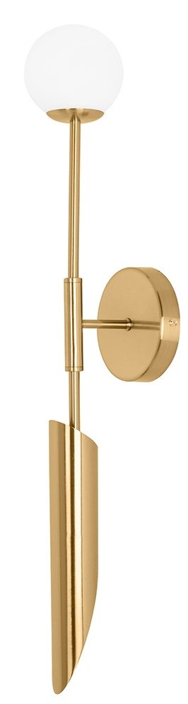 Moosee Lucca lampada da parete 2x40 W bianco-oro MSE010400205