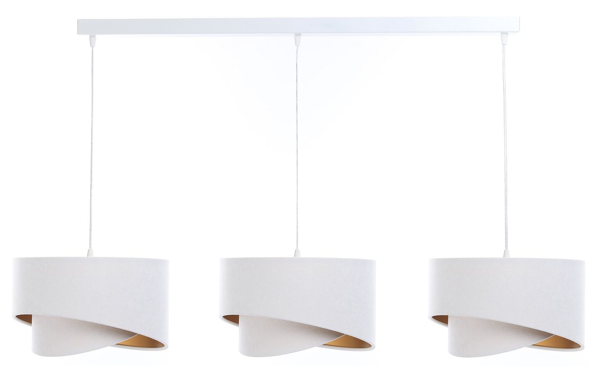 BPS Koncept Galaxy lampada sospesa 3x60 W bianco-oro 060-L3-062