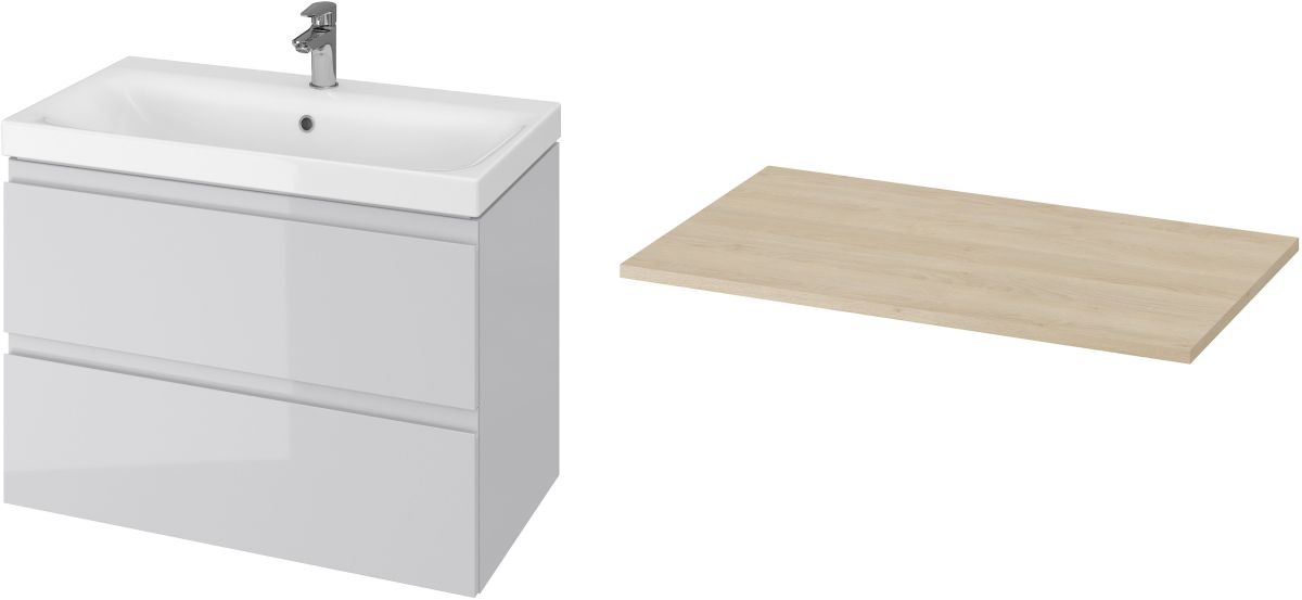 Set armadietto Cersanit Moduo S929-007, piano Cersanit Moduo S590-023