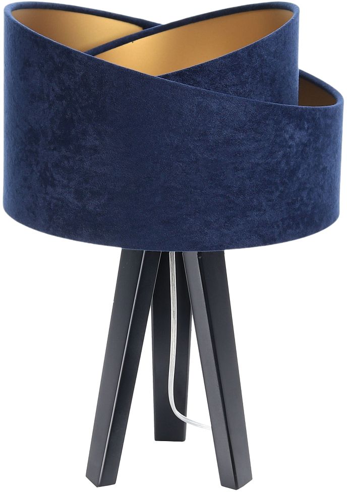 BPS Koncept Galaxy lampada da tavolo 1x60 W nero-oro -blu 060S-044CZ