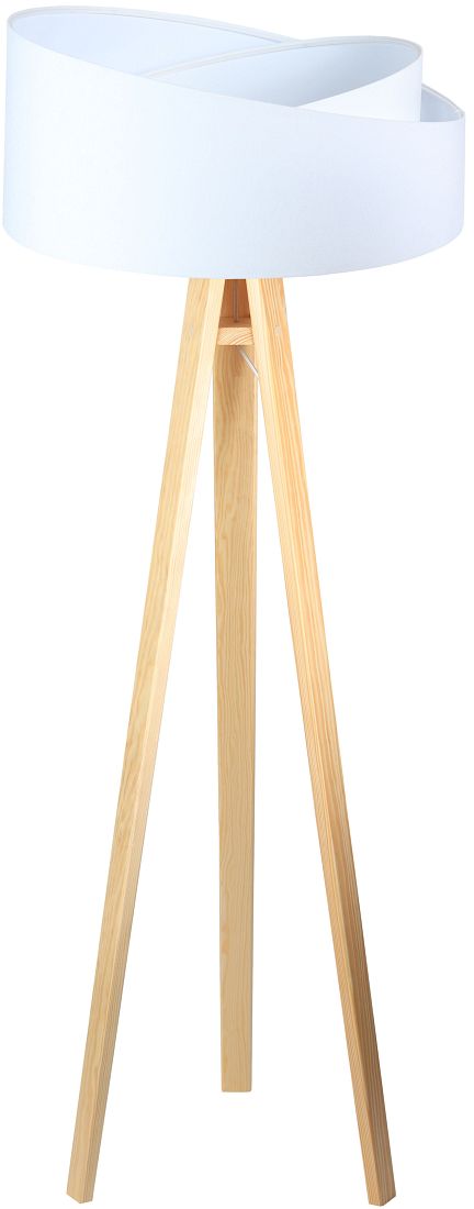 BPS Koncept Galaxy lampada da terra 1x60 W bianco-legno 060P-060