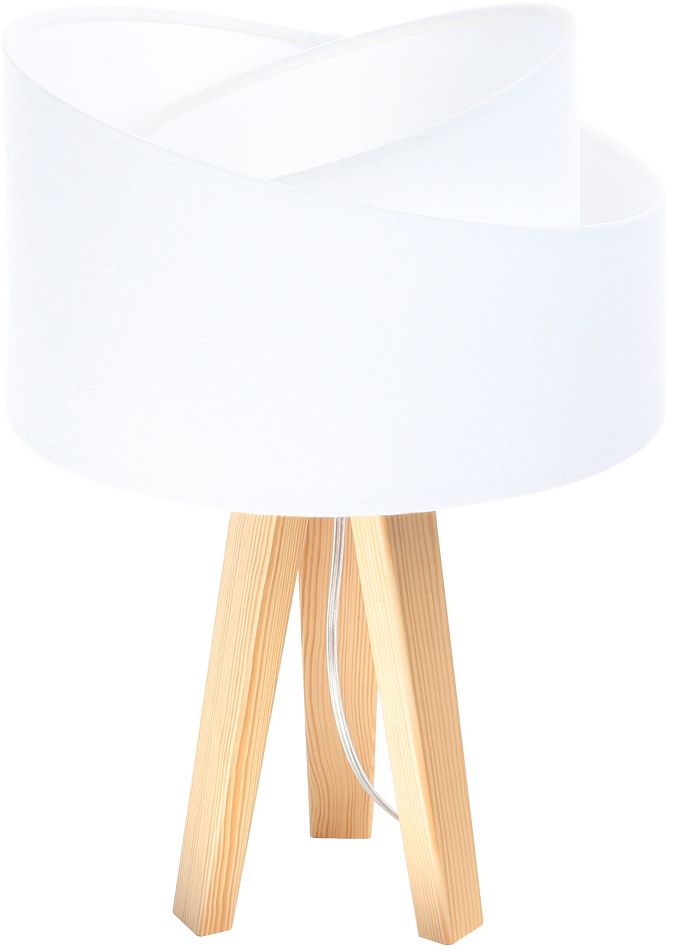 BPS Koncept Galaxy lampada da tavolo 1x60 W bianco-legno 060S-060