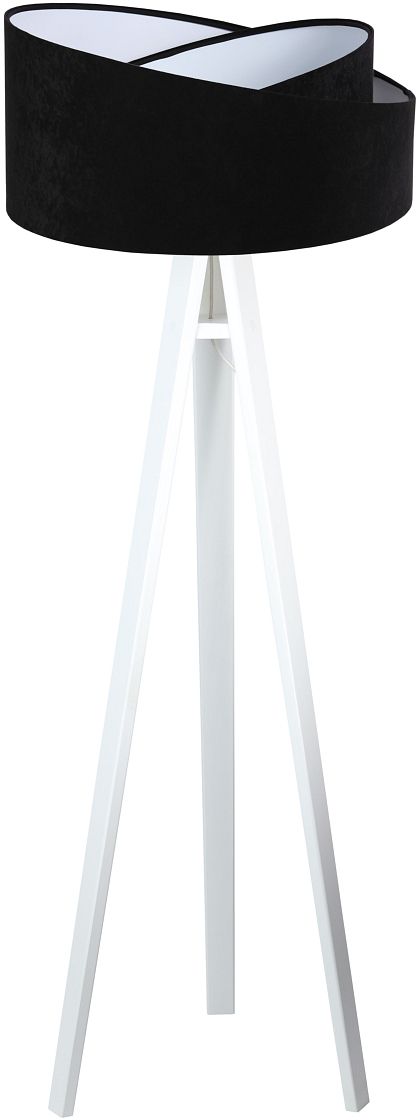 BPS Koncept Galaxy lampada da terra 1x60 W bianco-nero 060P-007W