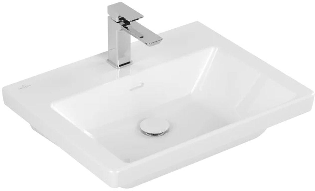 Villeroy & Boch Subway 3.0 lavabo 60x47 cm rettangolare da mobile bianco 4A706F01