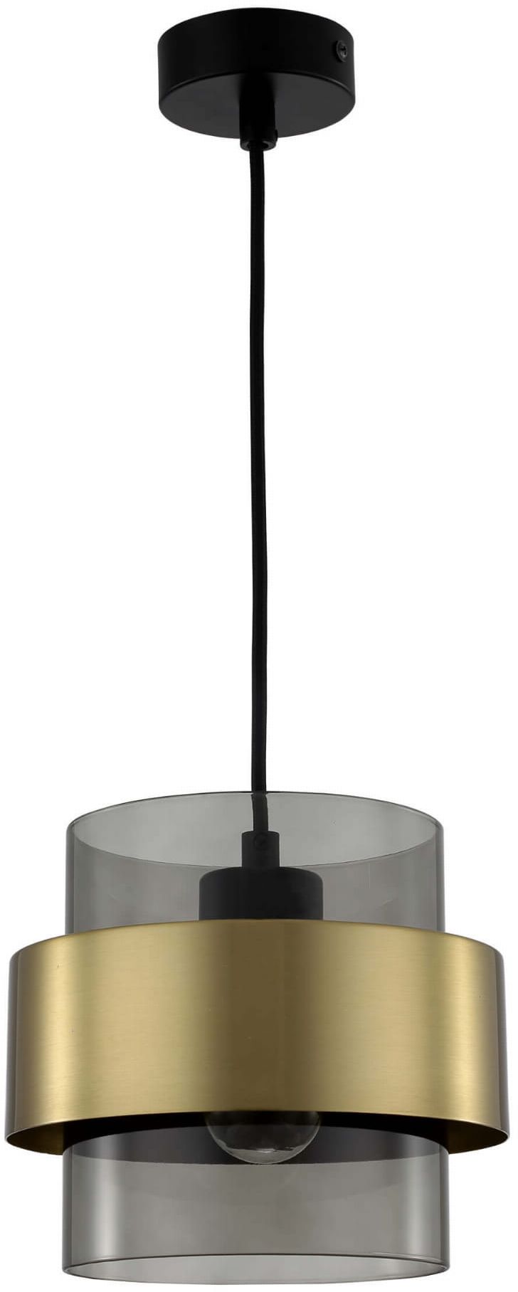 Light Prestige Miele lampada sospesa 1x40 W trasparente-oro LP-866/1PSM/GD