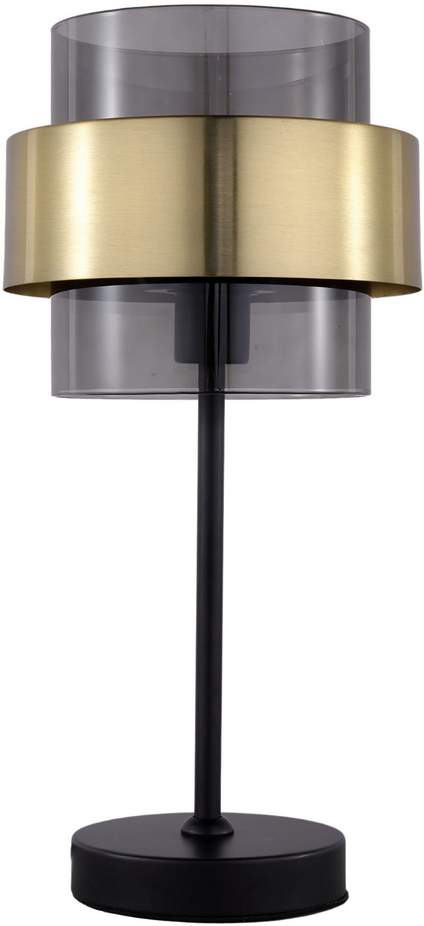 Light Prestige Miele lampada da tavolo 1x40 W nero-fumé-oro LP-866/1TBK
