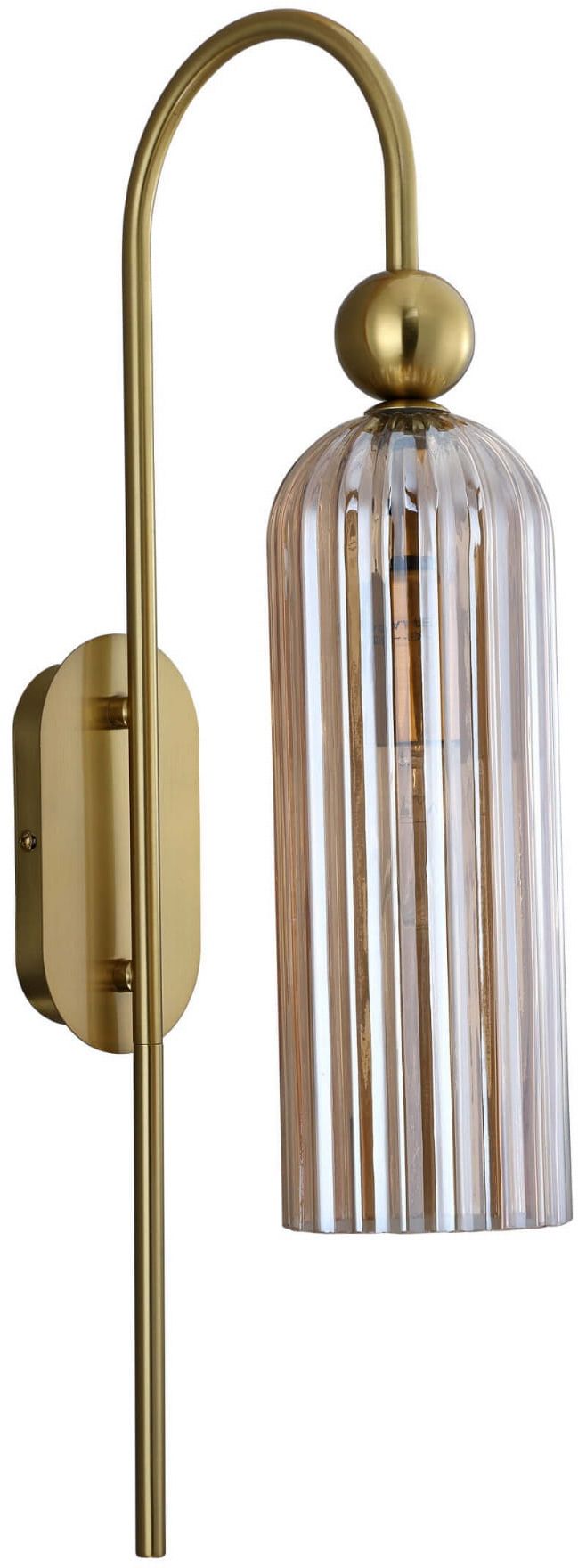 Light Prestige Piega lampada da parete 1x40 W oro -ambra LP-939/1WAMBER