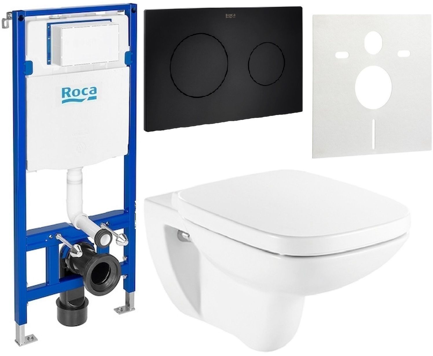 Set modulo di installazione Roca Duplo One A890070020, vaso WC Roca Debba A34699L000, A8019D200B, A890189206, A890063000