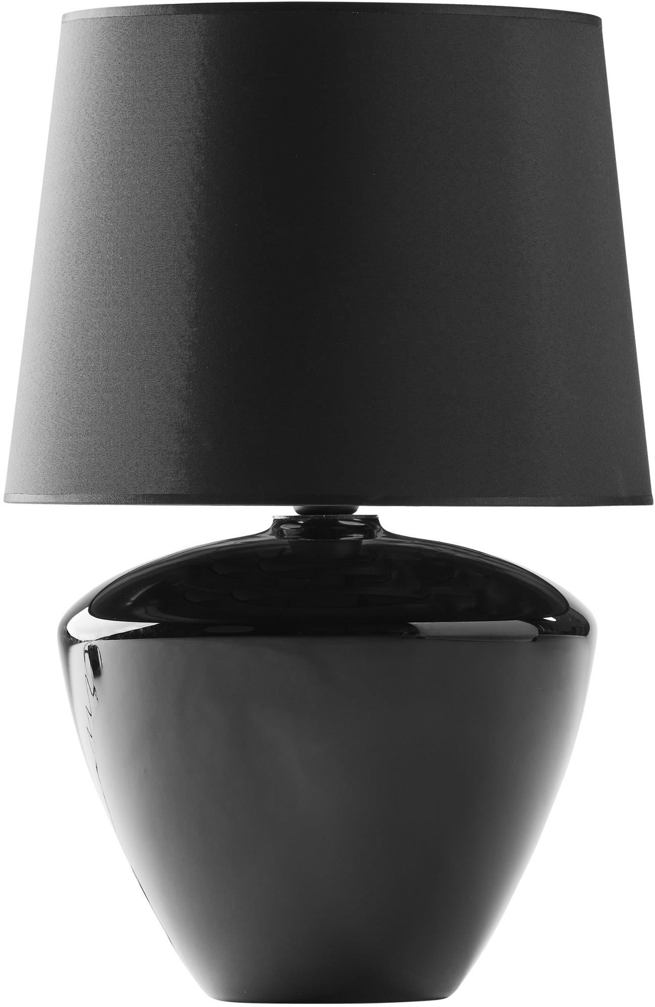 TK Lighting Fiord lampada da tavolo 1x15 W nero 5463