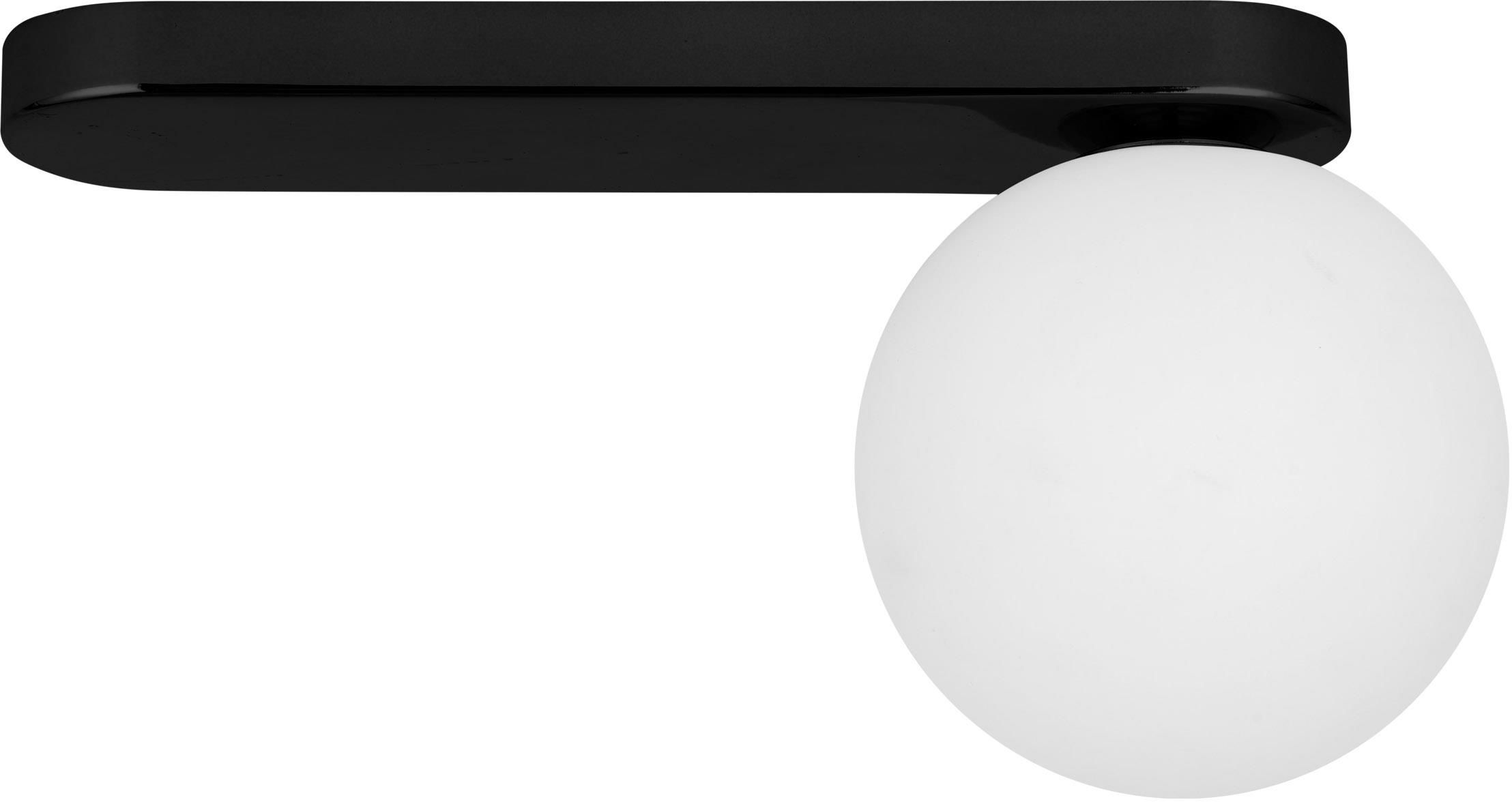 TK Lighting Bianca Black lampada da soffitto 1x6 W bianco-nero 5684