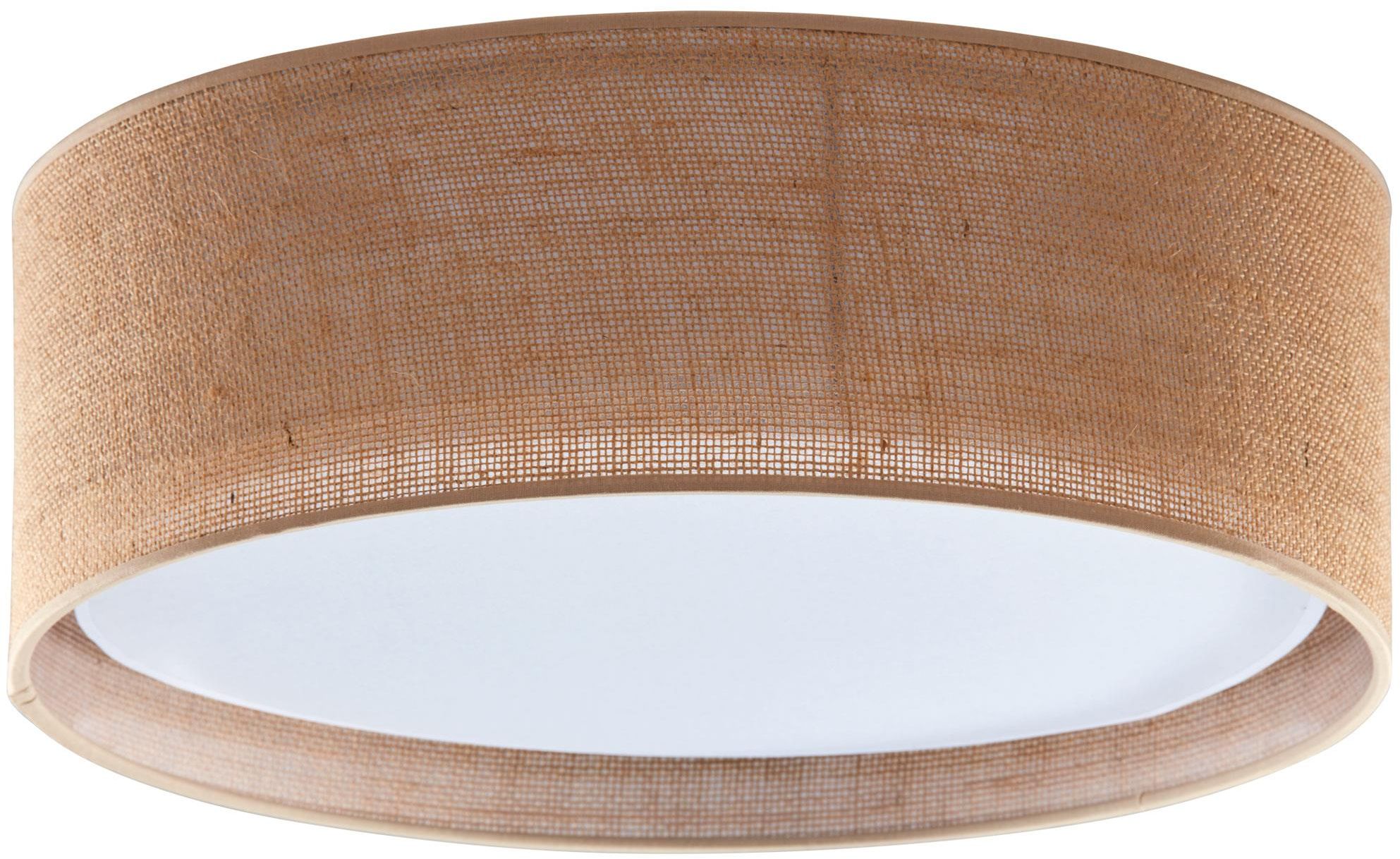 TK Lighting Juta plafoniera 4x15 W bianco-marrone 6584