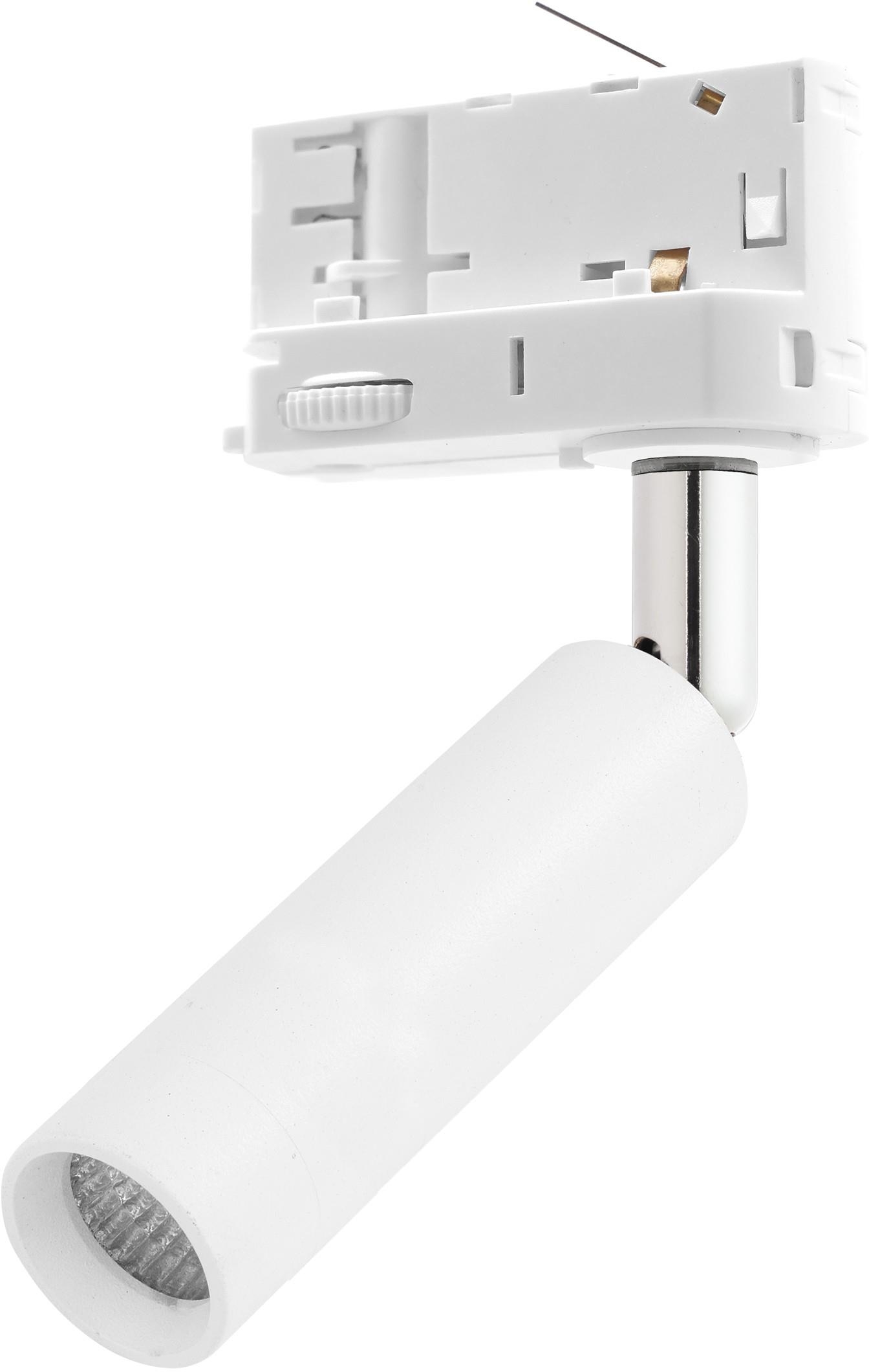 TK Lighting Tracer lampada per binario elettrificato 1x6 W bianco-cromo 4846