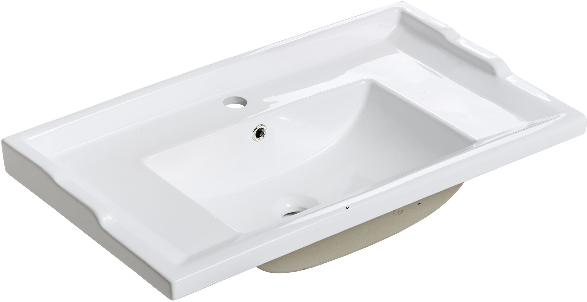 Comad Retro lavabo 81x46 cm rettangolare a parete-da mobile bianco UM-CFPF80RETRO