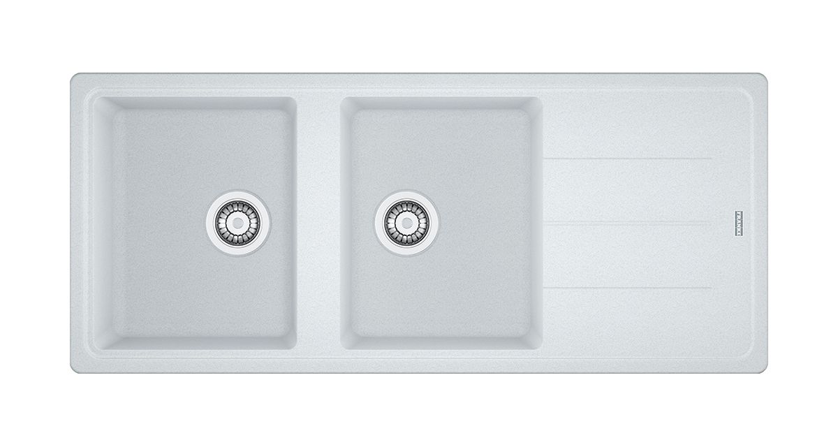 Franke Basis lavello in granito 116x50 cm bianco 114.0276.593