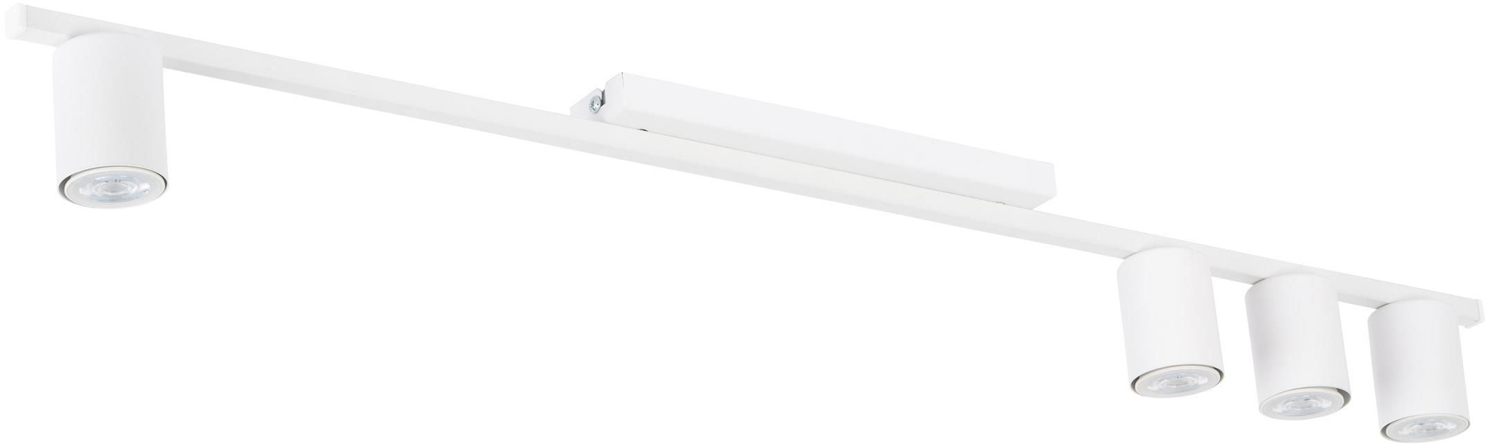 TK Lighting Logan lampada da soffitto 4x10 W bianco 4571