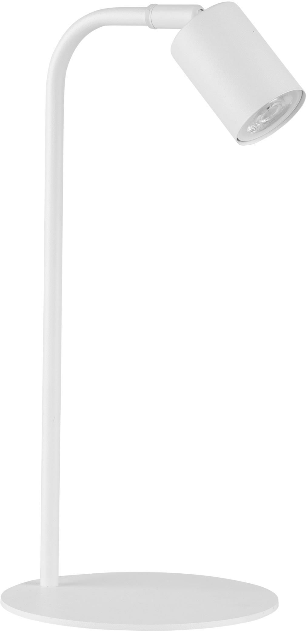 TK Lighting Logan lampada da scrivania 1x10 W bianco 5490