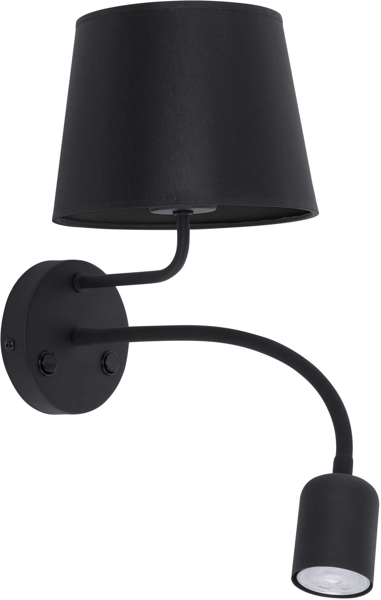 TK Lighting Maja lampada da parete 2x W nero 2537