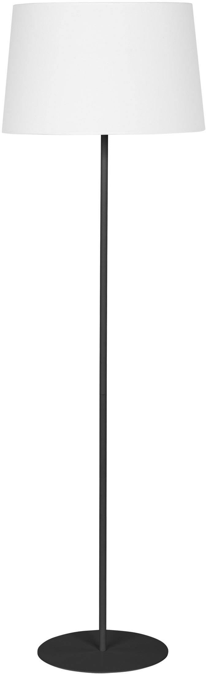 TK Lighting Maja lampada da terra 1x15 W bianco-nero 5547