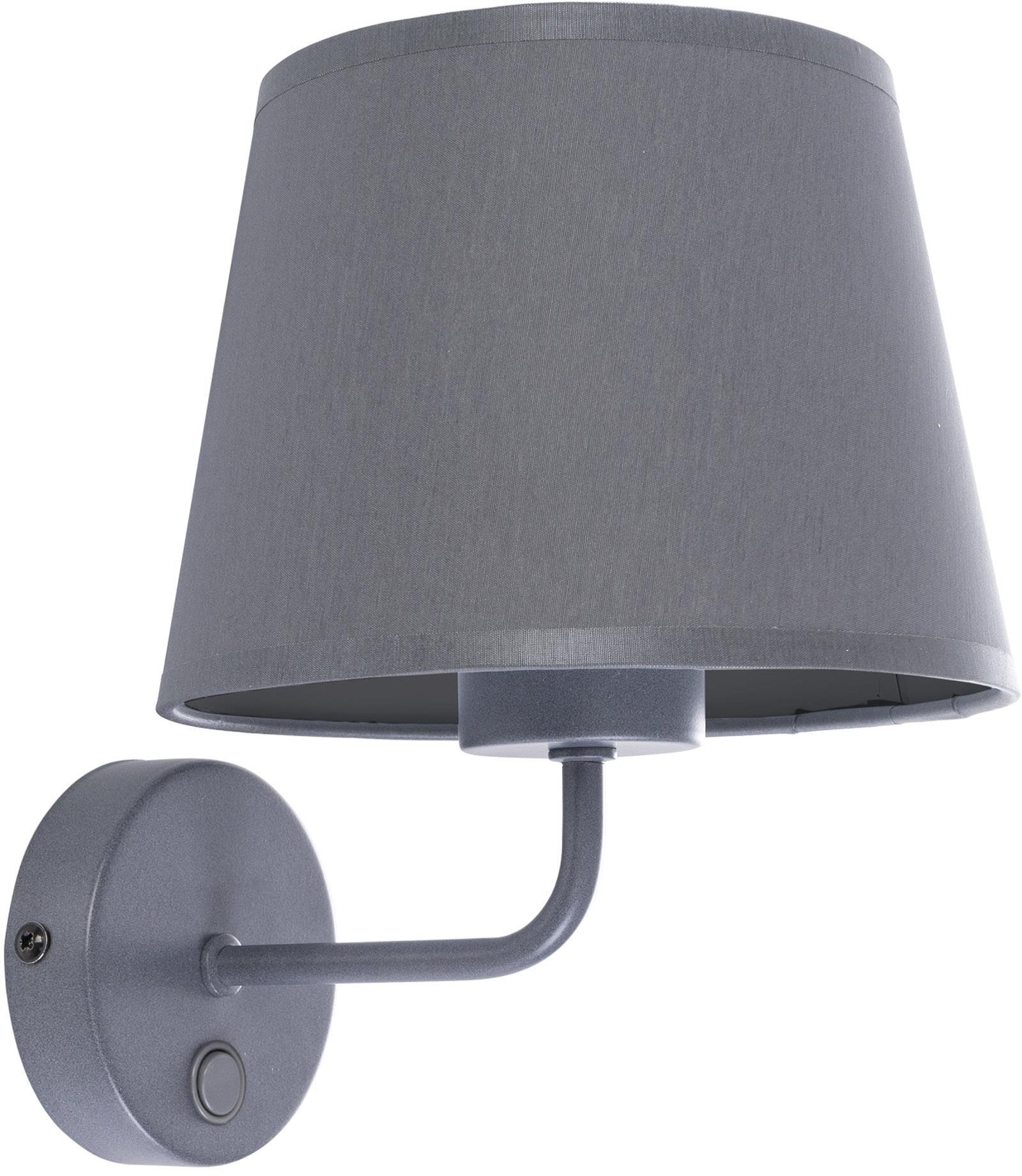 TK Lighting Maja lampada da parete 1x15 W grigio 1880