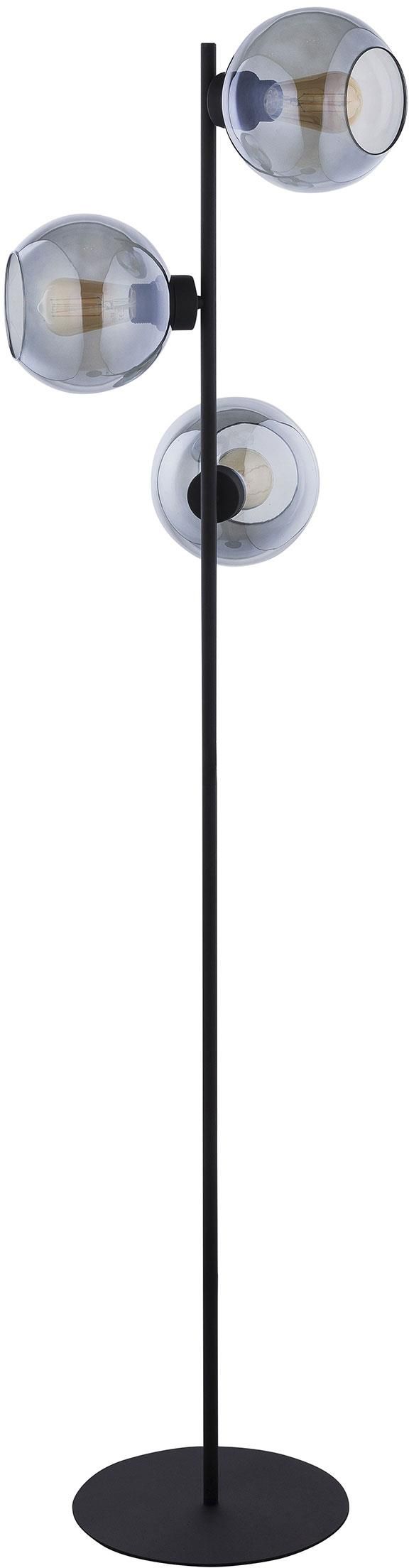 TK Lighting Cubus lampada da terra 3x15 W nero-grafite 5239