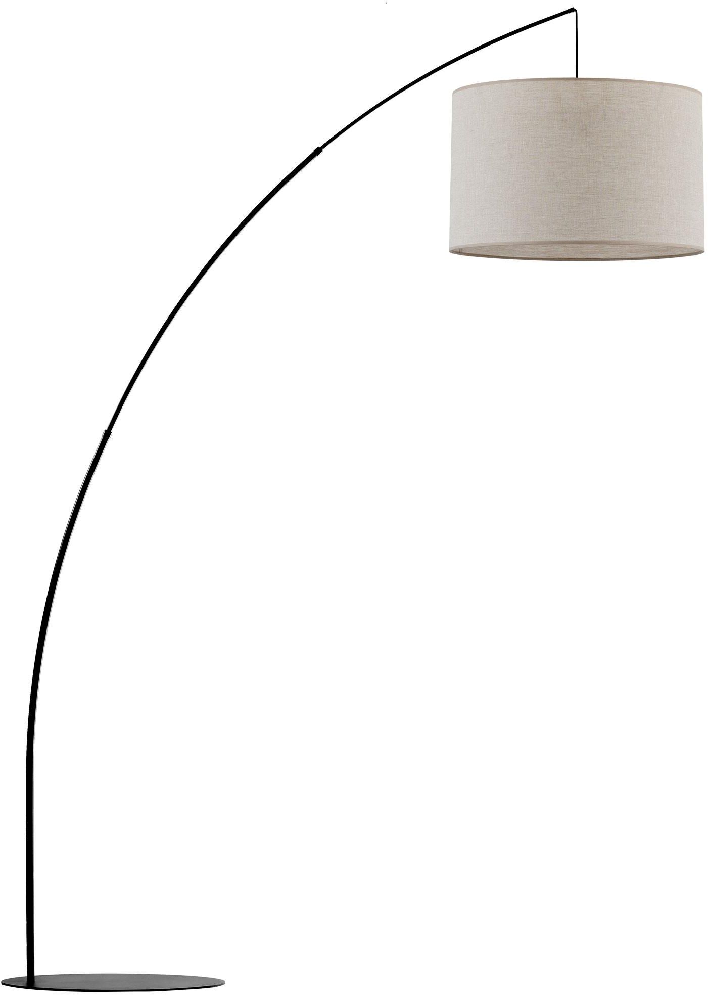 TK Lighting Moby lampada da terra 1x15 W nero-beige 5486