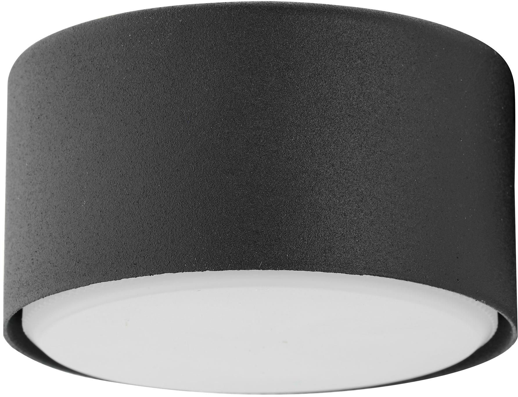 TK Lighting Dallas lampada da soffitto 1x10 W nero 6241
