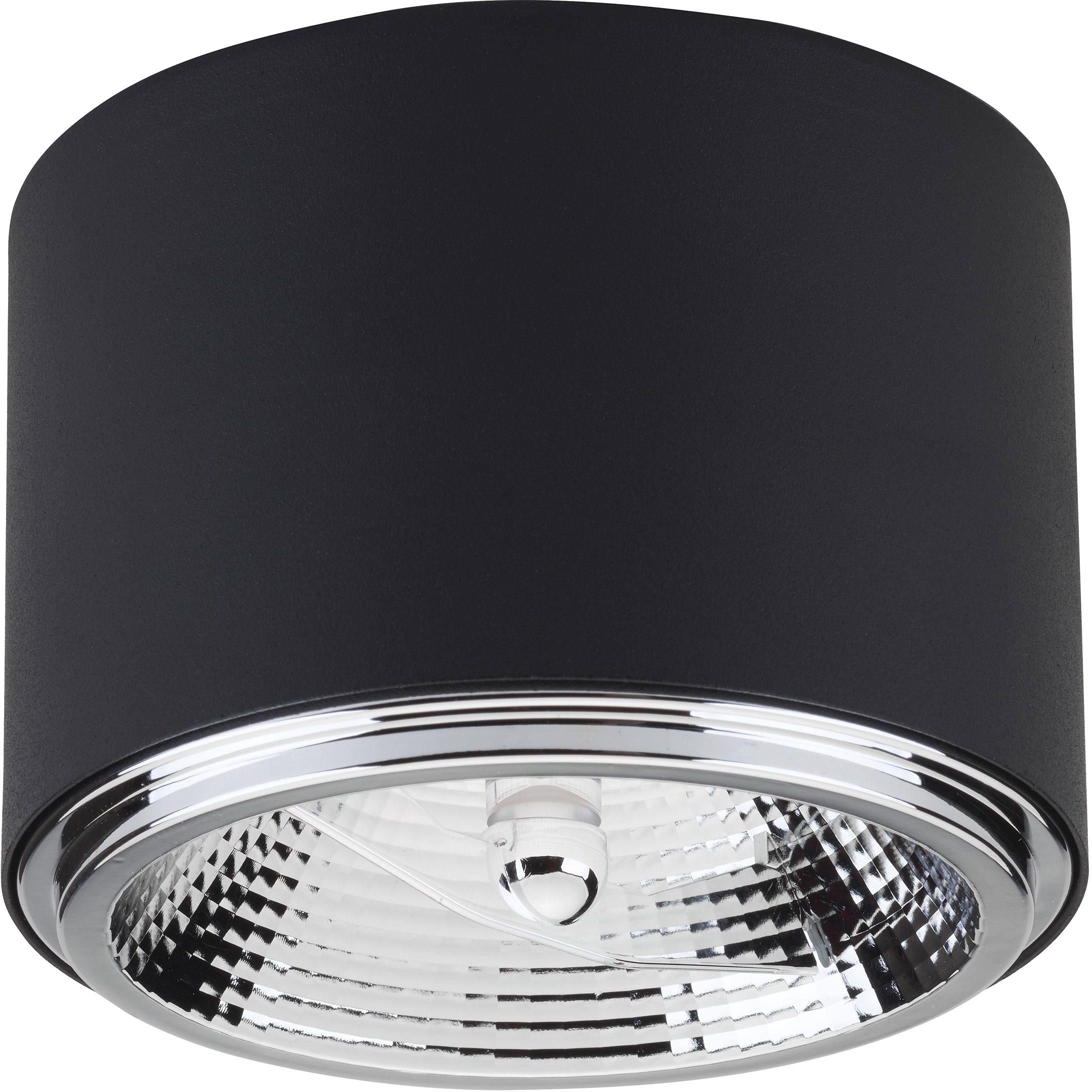 TK Lighting Moris lampada da soffitto 1x12 W nero 3366