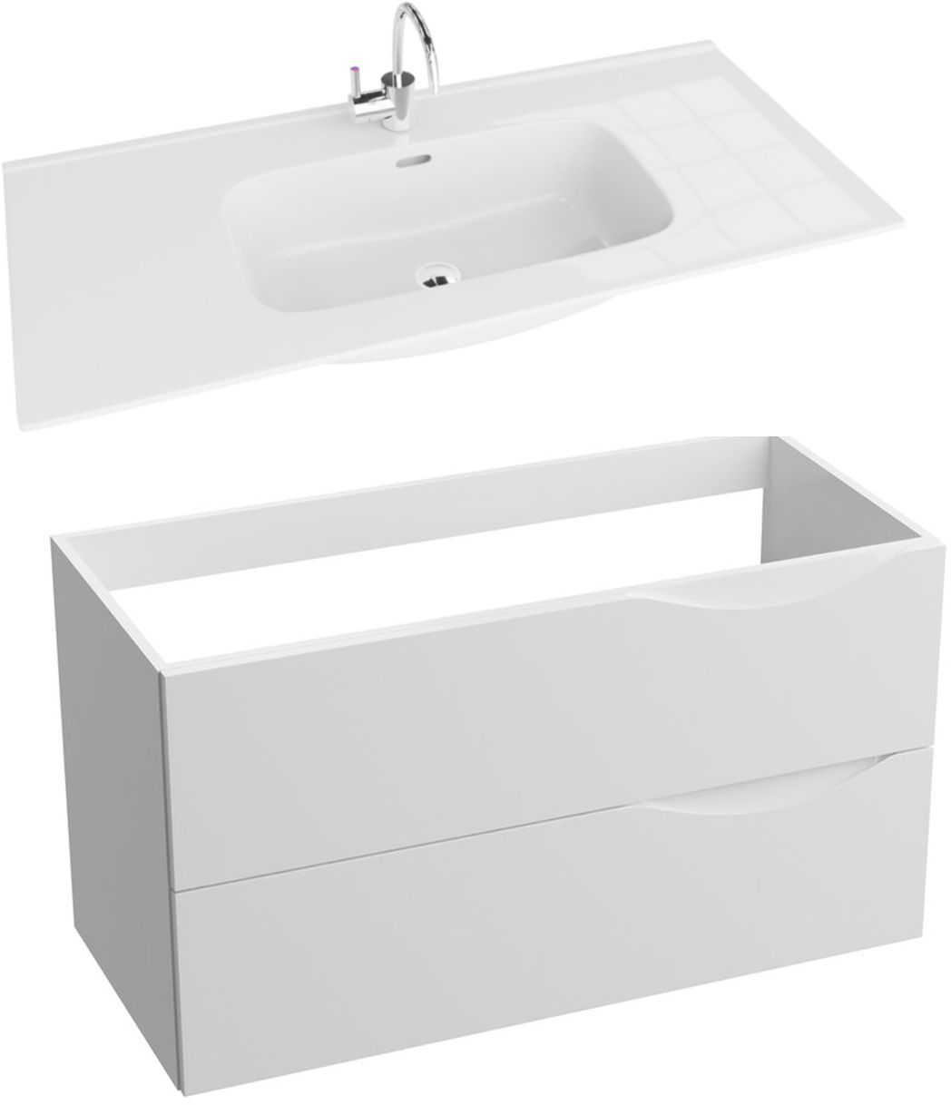 Set armadietto LaVita Kolorado 5900378314387, lavabo LaVita Minnesota 5900378319535