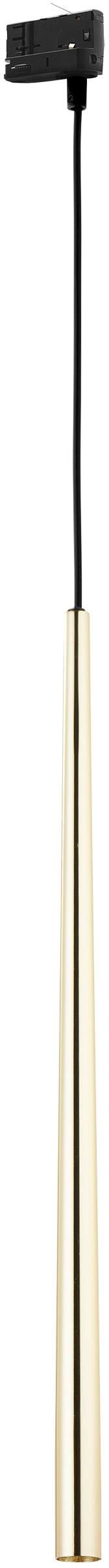 TK Lighting Piano lampada per binario elettrificato 1x6 W nero-oro 6029