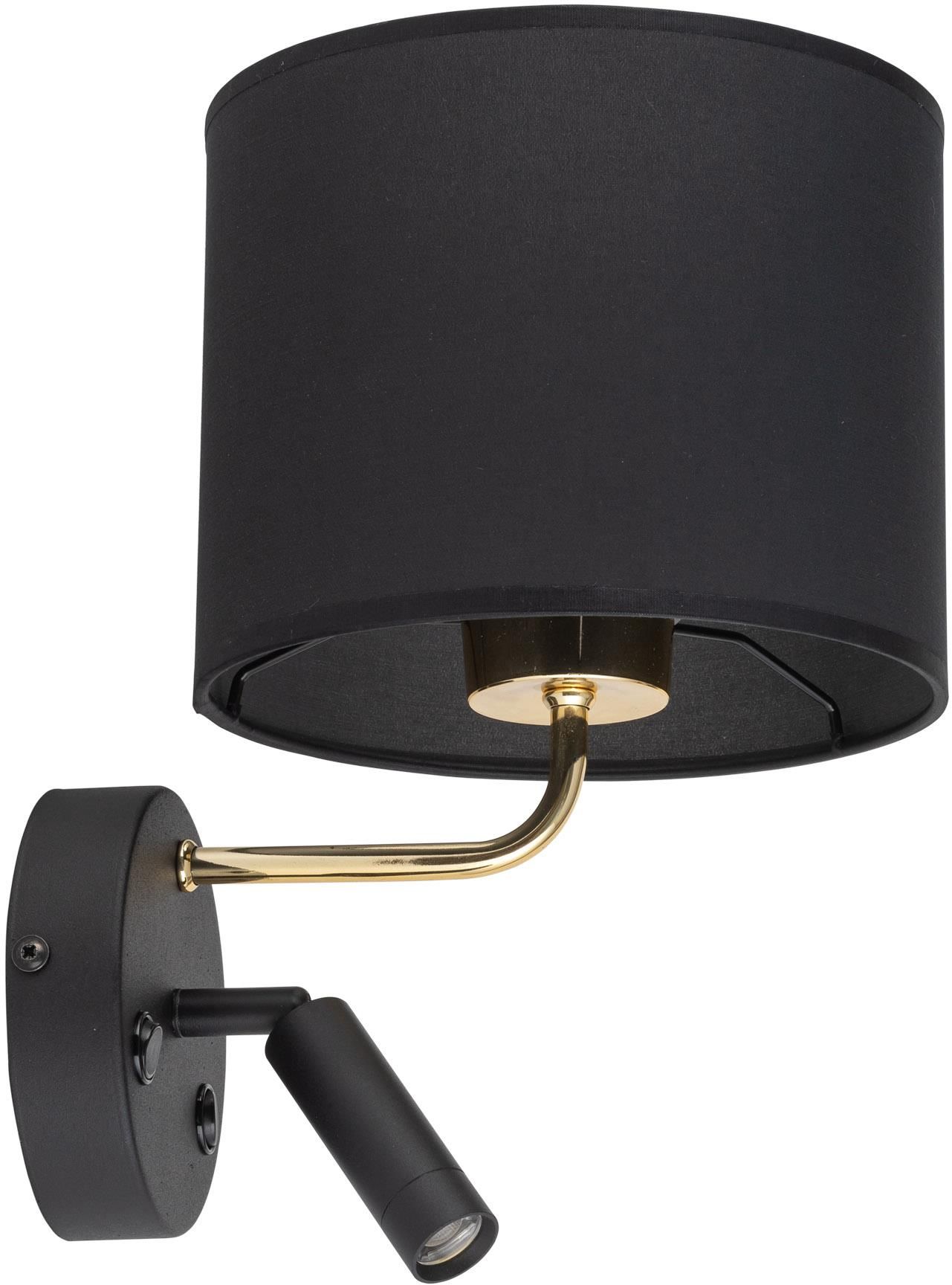 TK Lighting Richi lampada da parete 2x60 W nero 4234