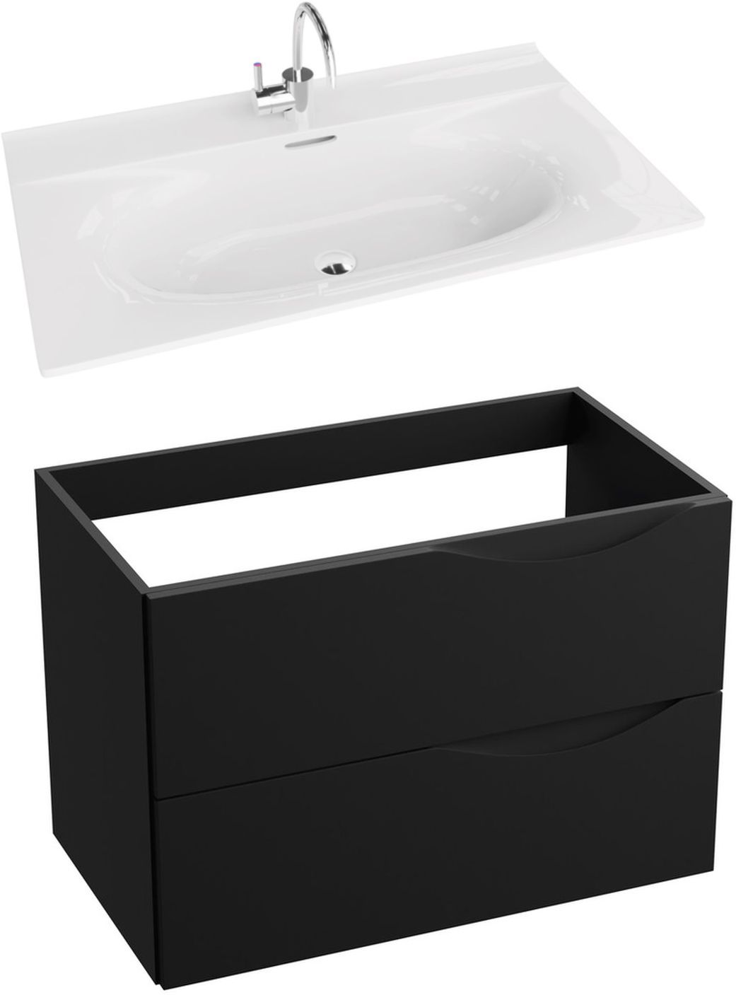 Set armadietto LaVita Kolorado 5900378324737, lavabo LaVita Kolorado 5908211416212