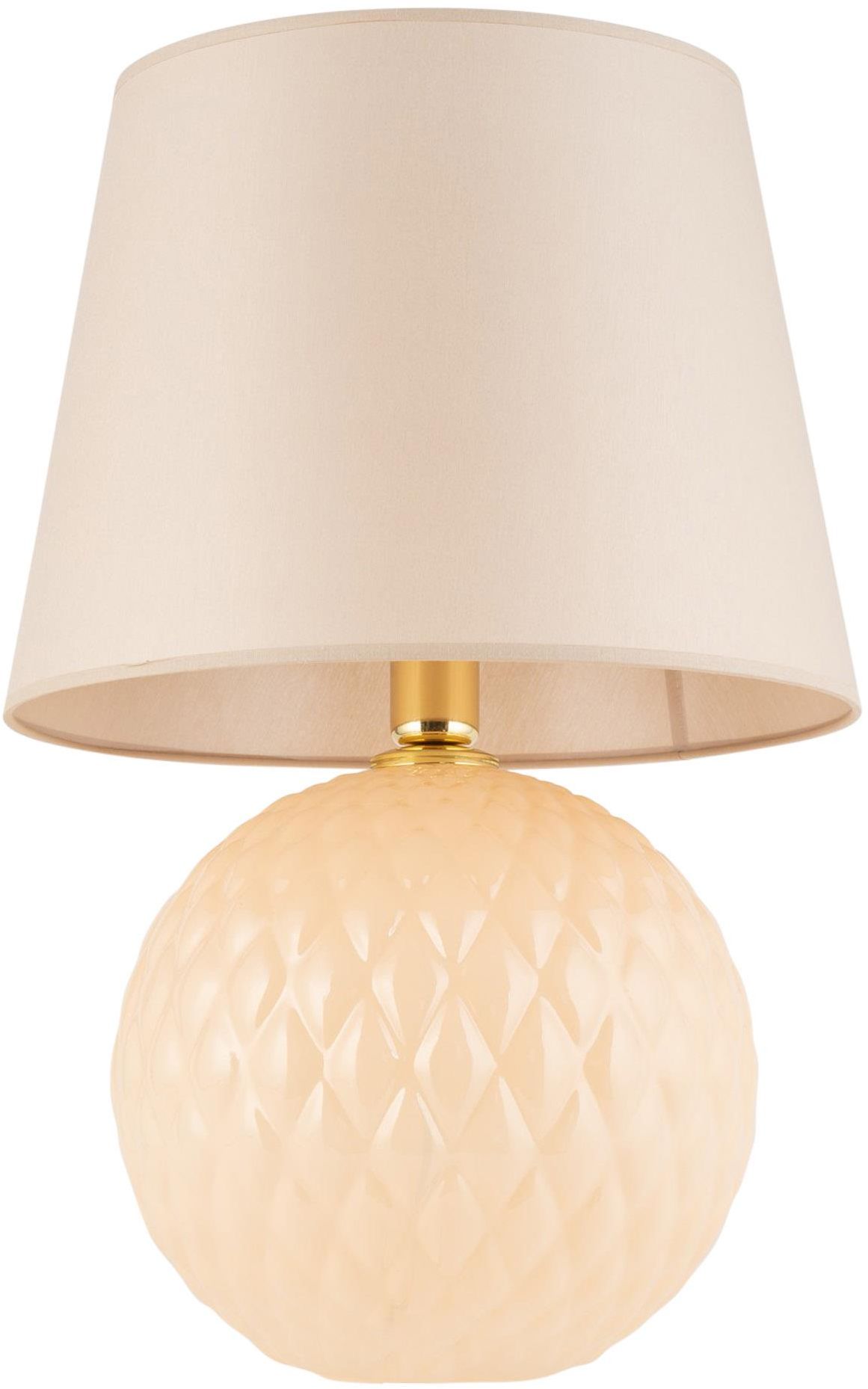 TK Lighting Santana lampada da tavolo 1x15 W beige 5591