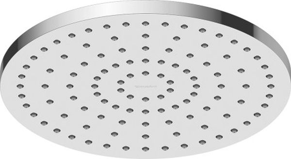 Duravit soffione doccia 25x25 cm rotonda cromo UV0660018010