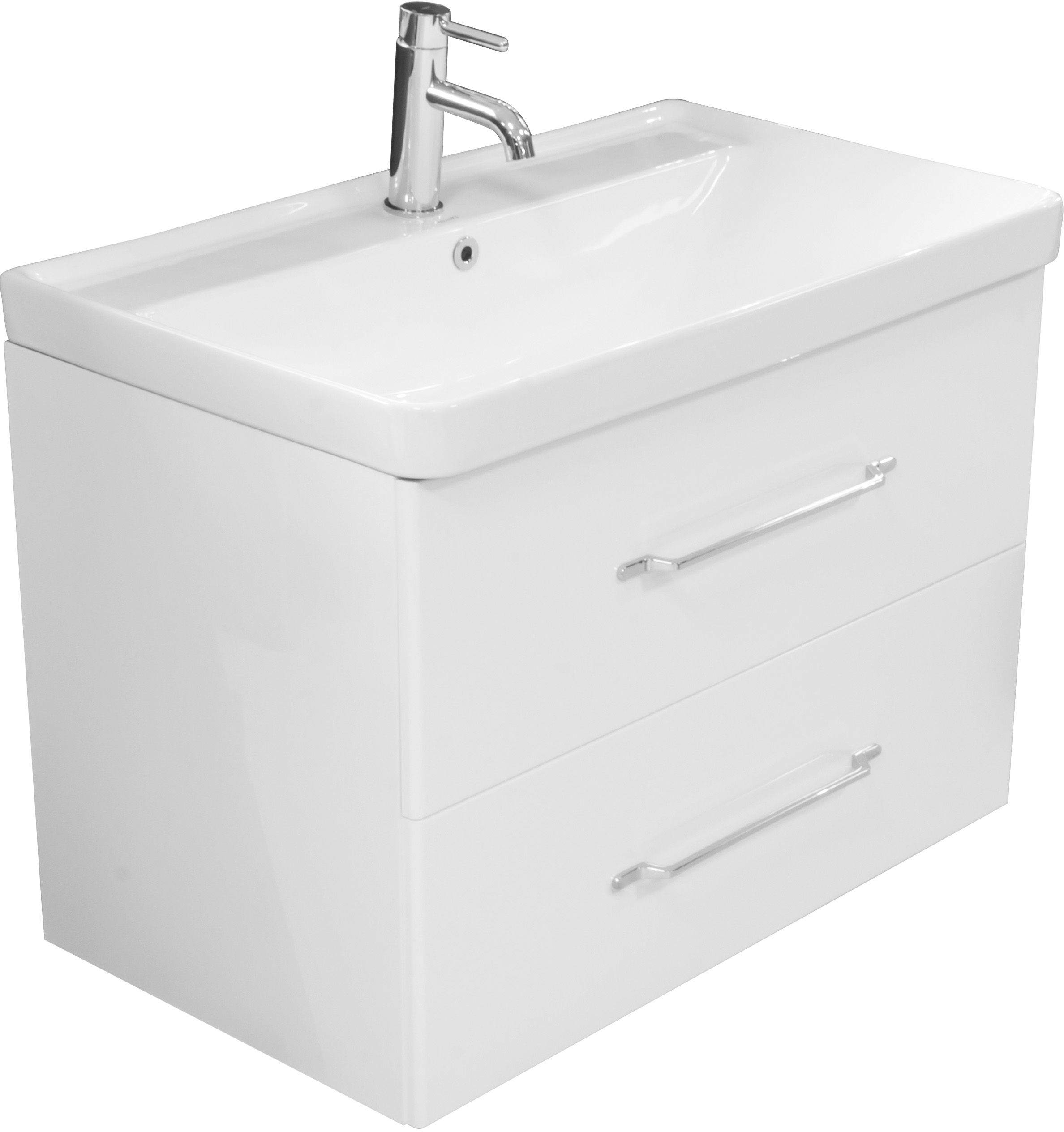 Set armadietto con set bagno LaVita Nevada 5900378309222, lavabo LaVita Nevada 5908211406091