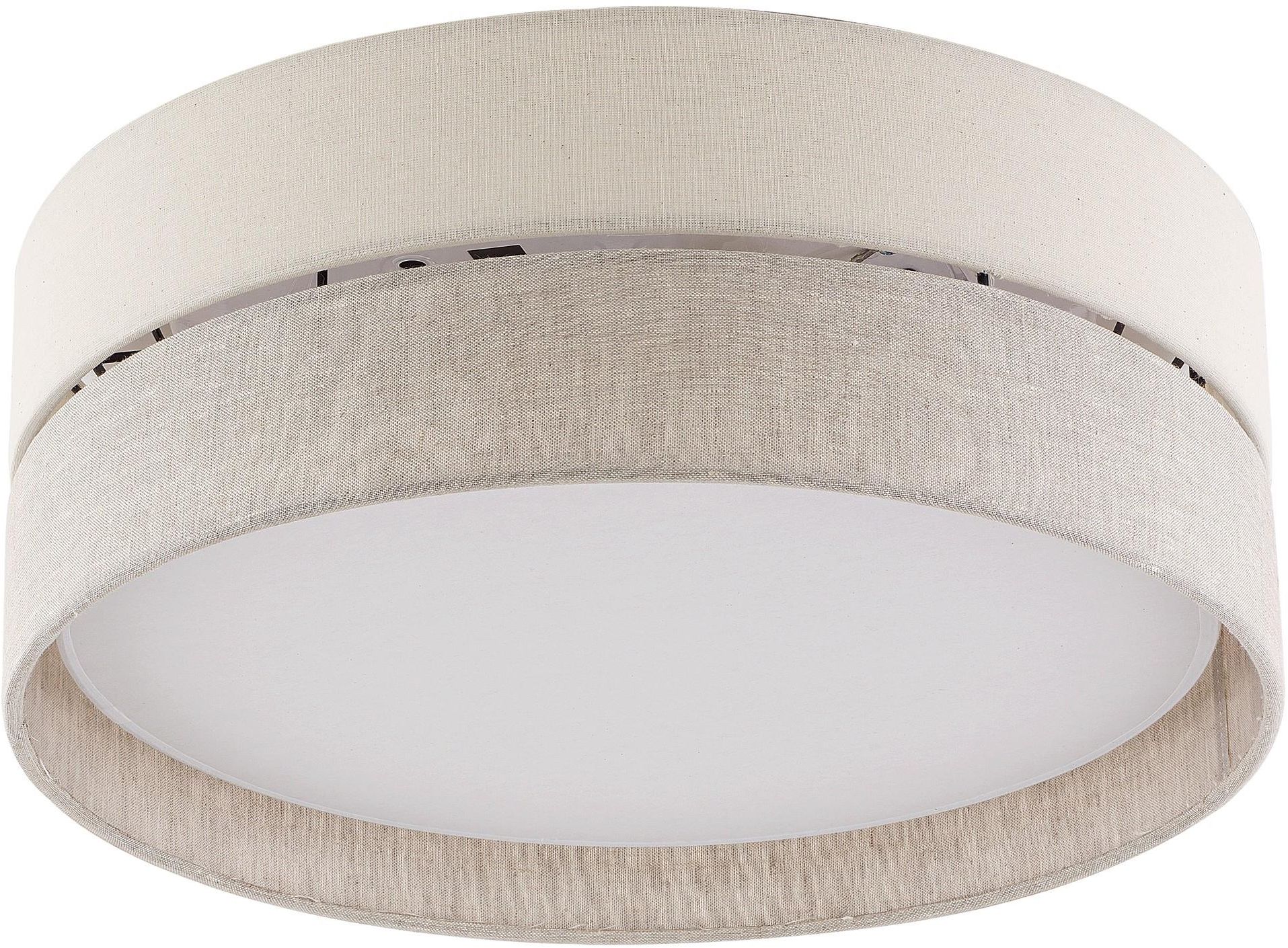 TK Lighting Eco plafoniera 3x15 W bianco-grigio-beige 5775