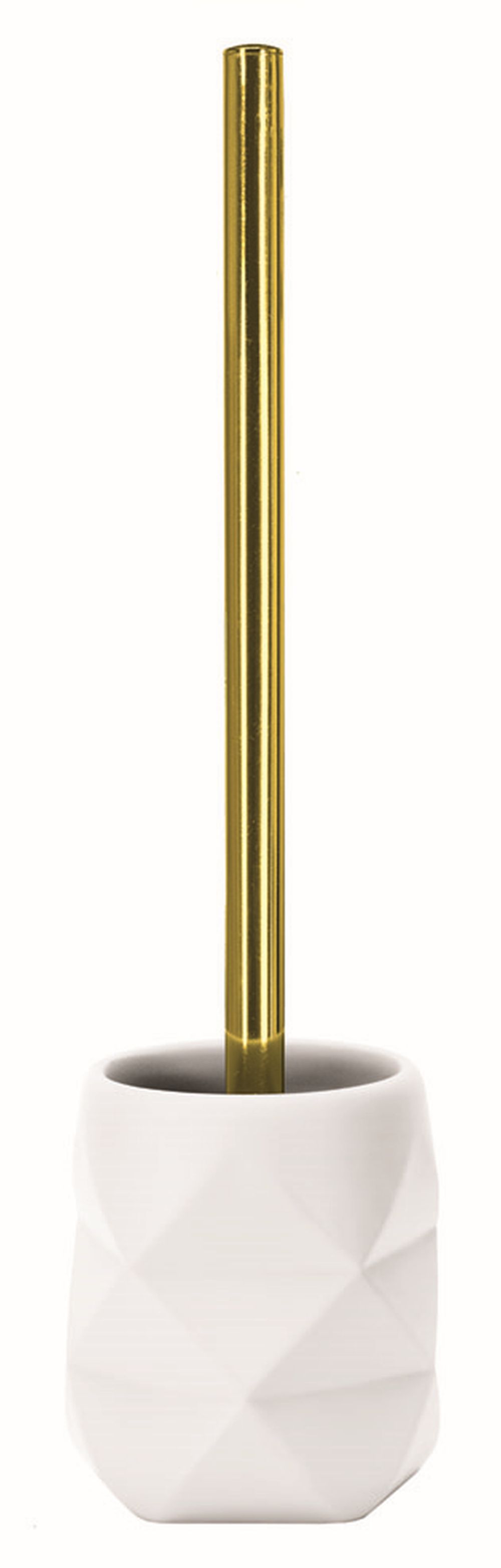 Kleine Wolke Golden Crackle scopino wc appoggiato bianco-oro 8431100856
