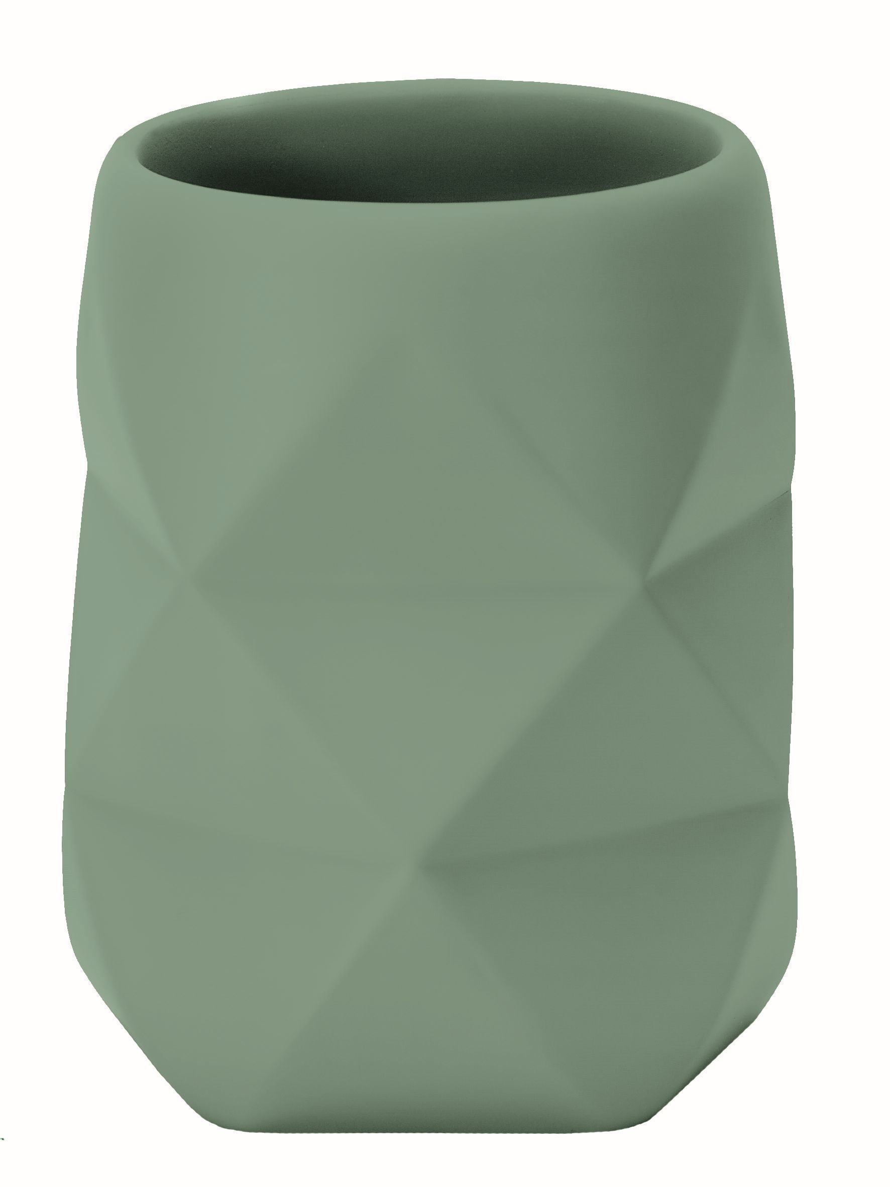 Kleine Wolke Crackle portaspazzolini verde 8430685852