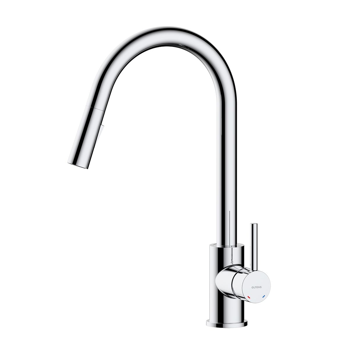 Oltens Litla rubinetto da cucina verticale cromo 35204100