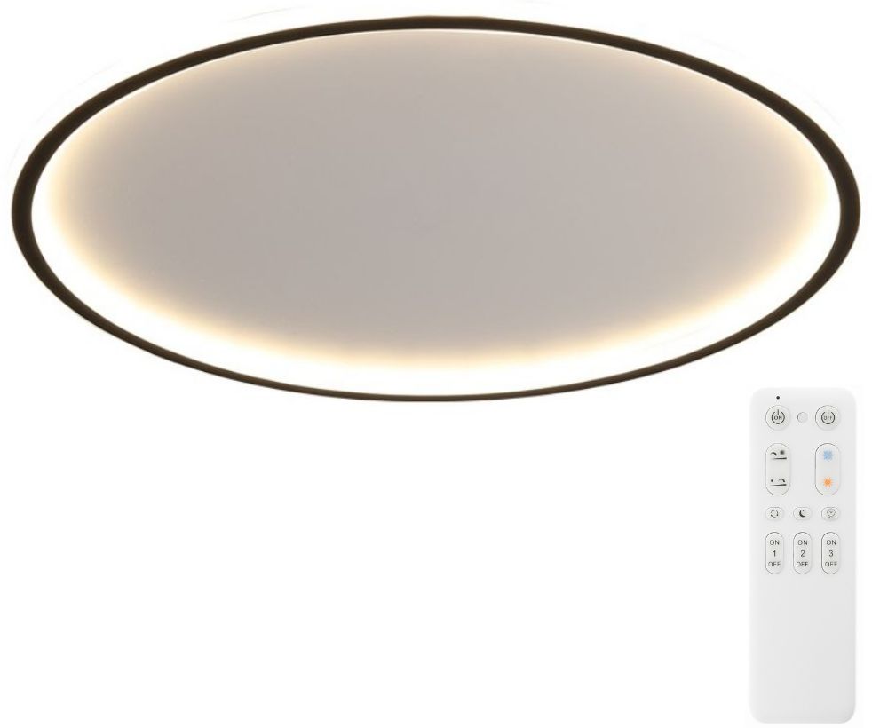Abigali Modern plafoniera 1x36 W bianco-nero MD1803-R50-Y