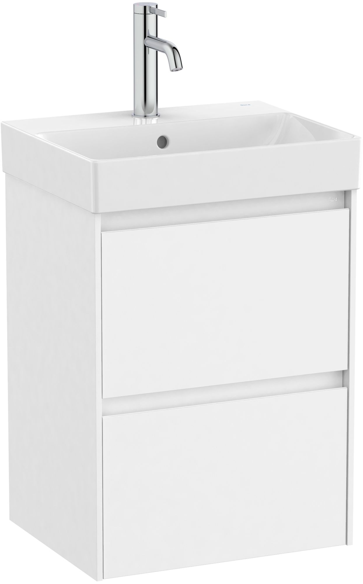 Roca Ona lavabo con armadietto 45 cm bianco A851681509