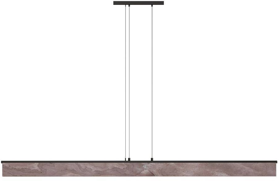Abigali Marble Stone lampada sospesa 1x30 W nero-marrone MPLS-6602-606R