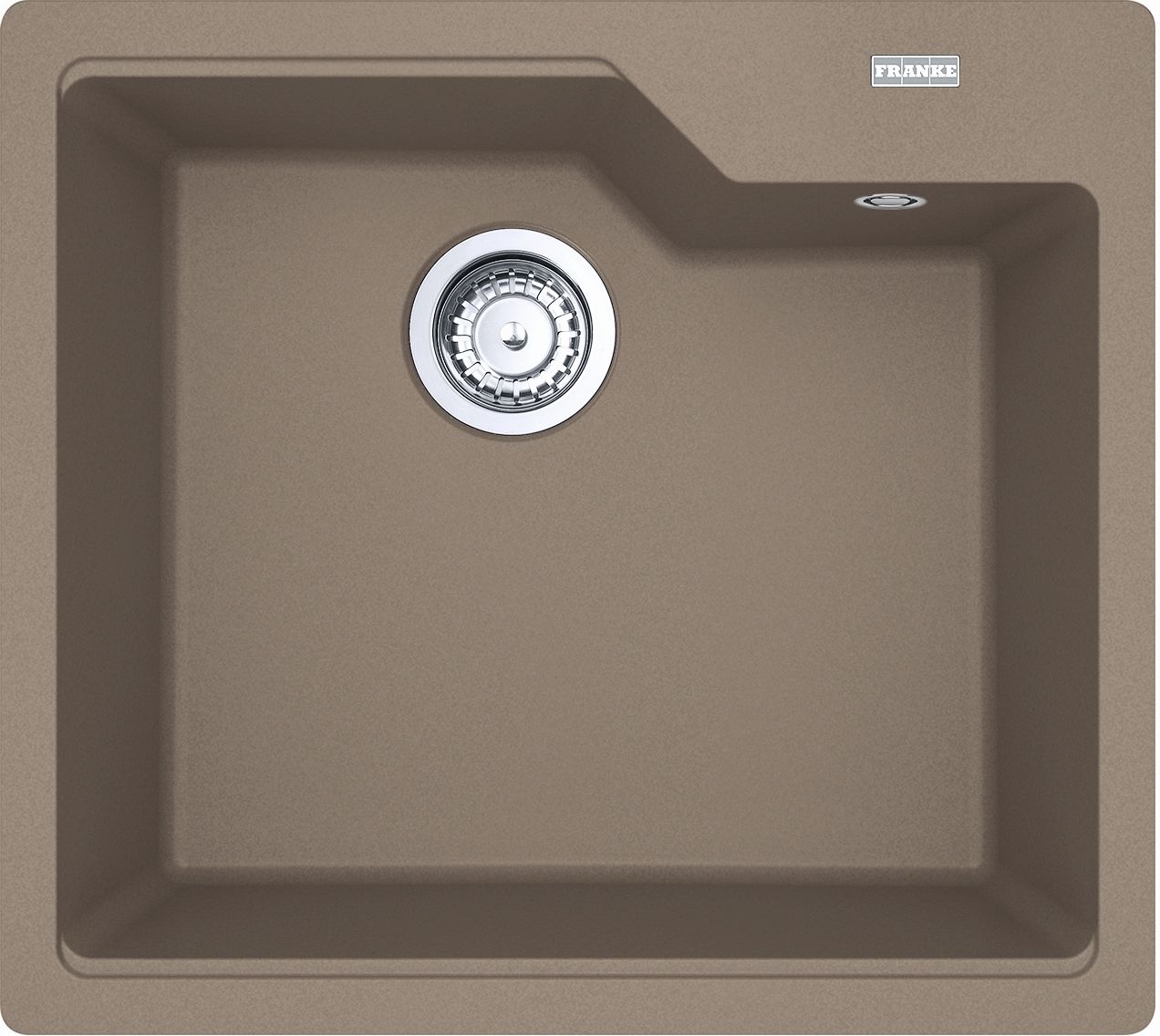 Franke Urban lavello in granito 56x50 cm marrone 114.0686.794