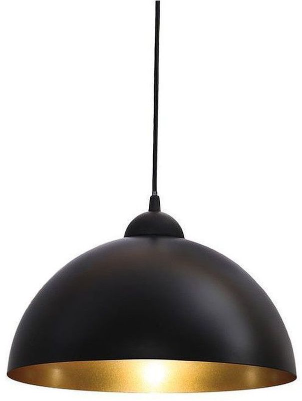 Abigali Round lampada sospesa 1x40 W nero-oro CHFB-E27