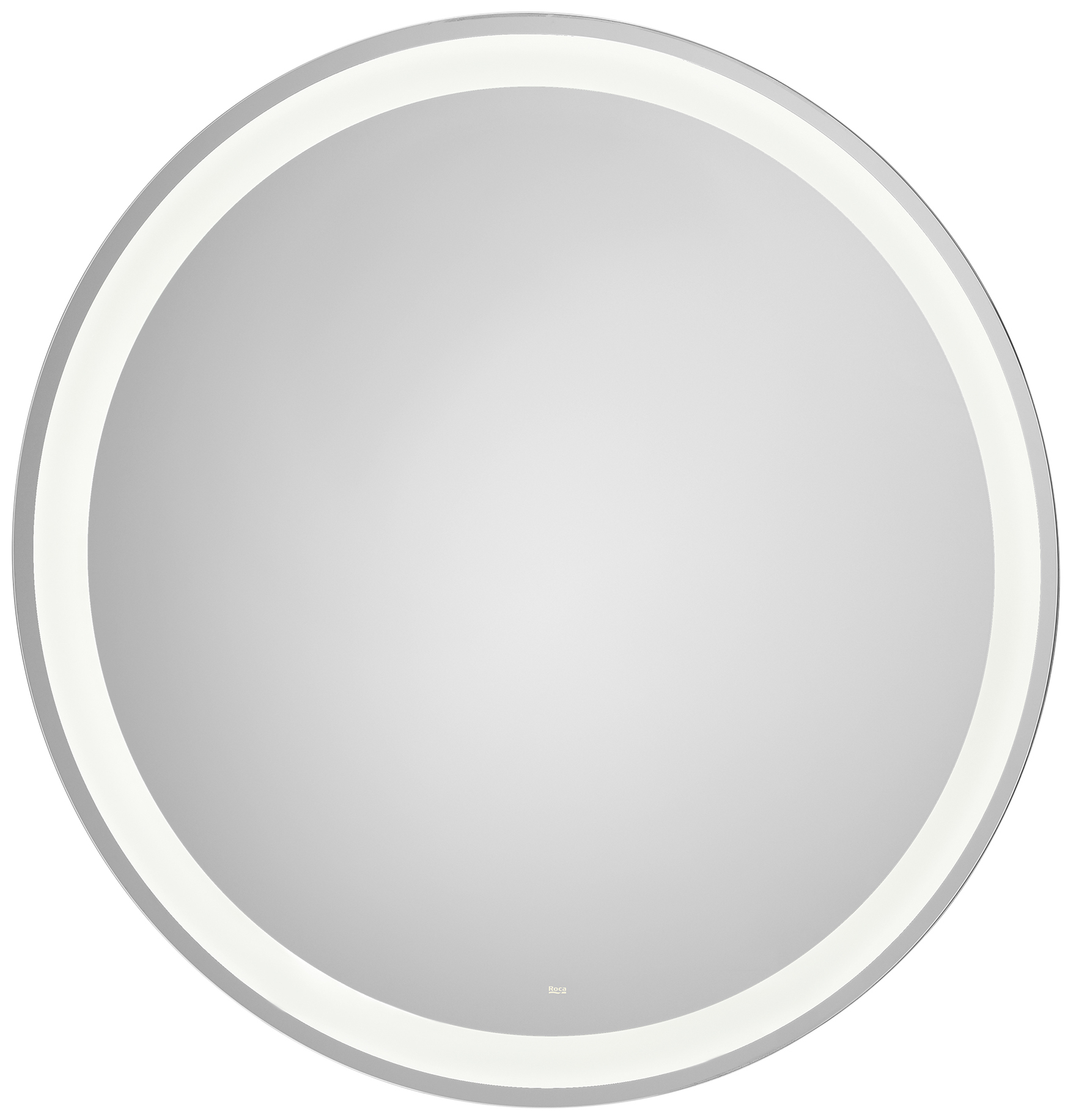 Roca Iridia specchio 100x100 cm rotonda con illuminazione con tappetino riscaldante cromo A812338000