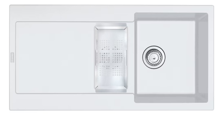 Franke Maris lavello in granito 97x50 cm bianco 114.0153.911