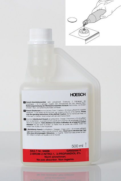 Hoesch detergente per vasche, piatti doccia e box doccia 500 ml 6923