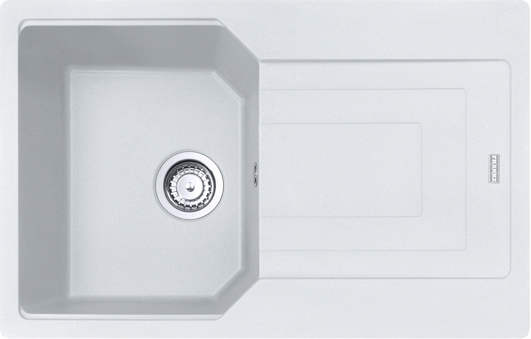 Franke Urban lavello in granito 78x50 cm bianco 114.0686.751