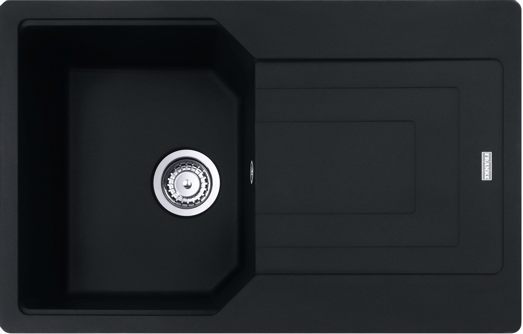 Franke Urban lavello in granito 78x50 cm nero 114.0686.746